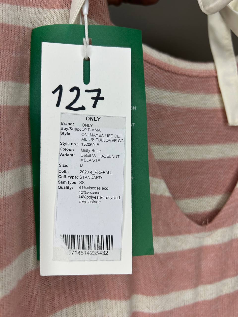 Only Pullover & Hoodie Roze M