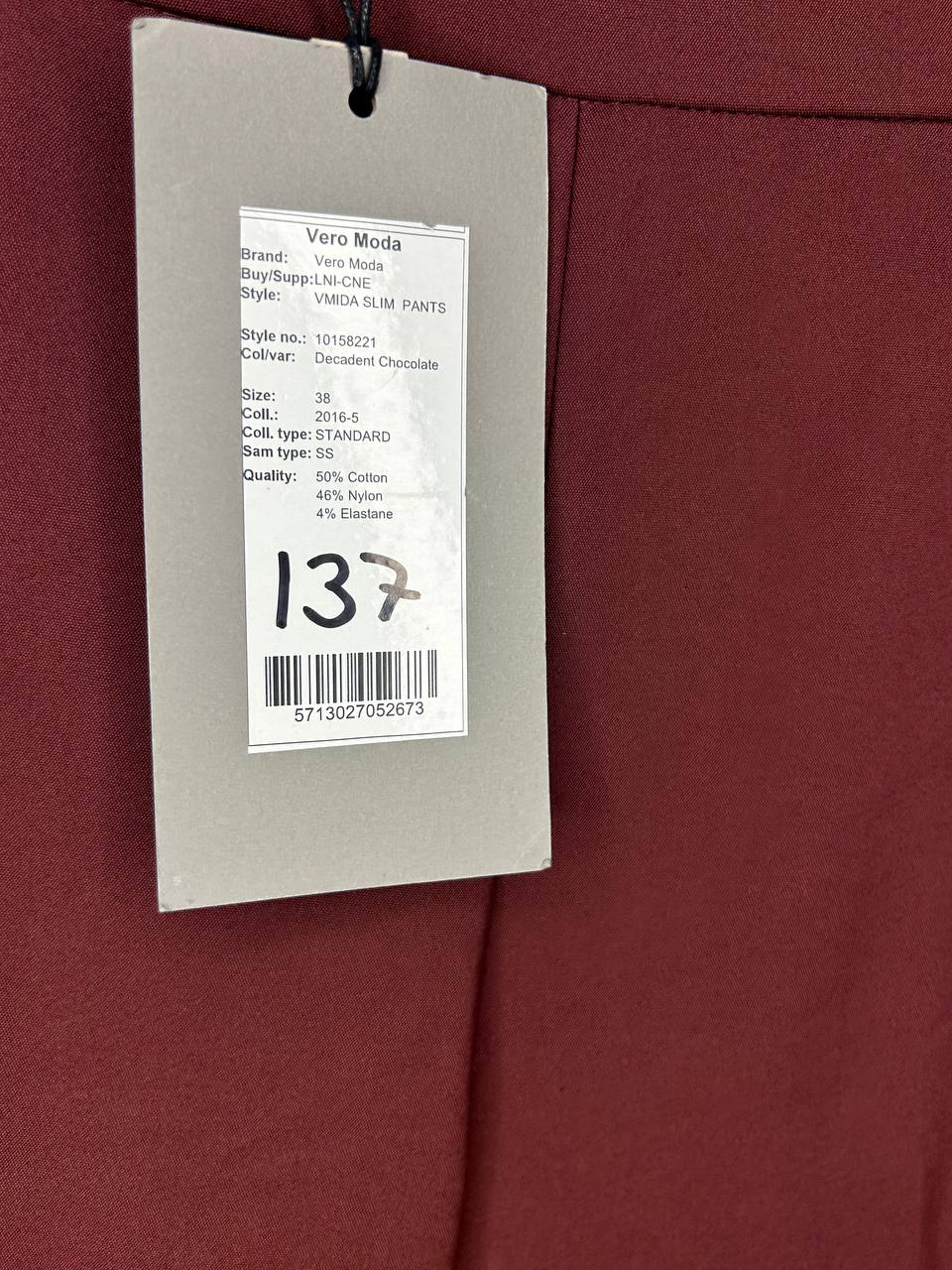 Vero Moda Broek Rood M