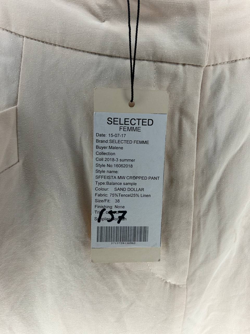 Selected Femme Broek Beige M