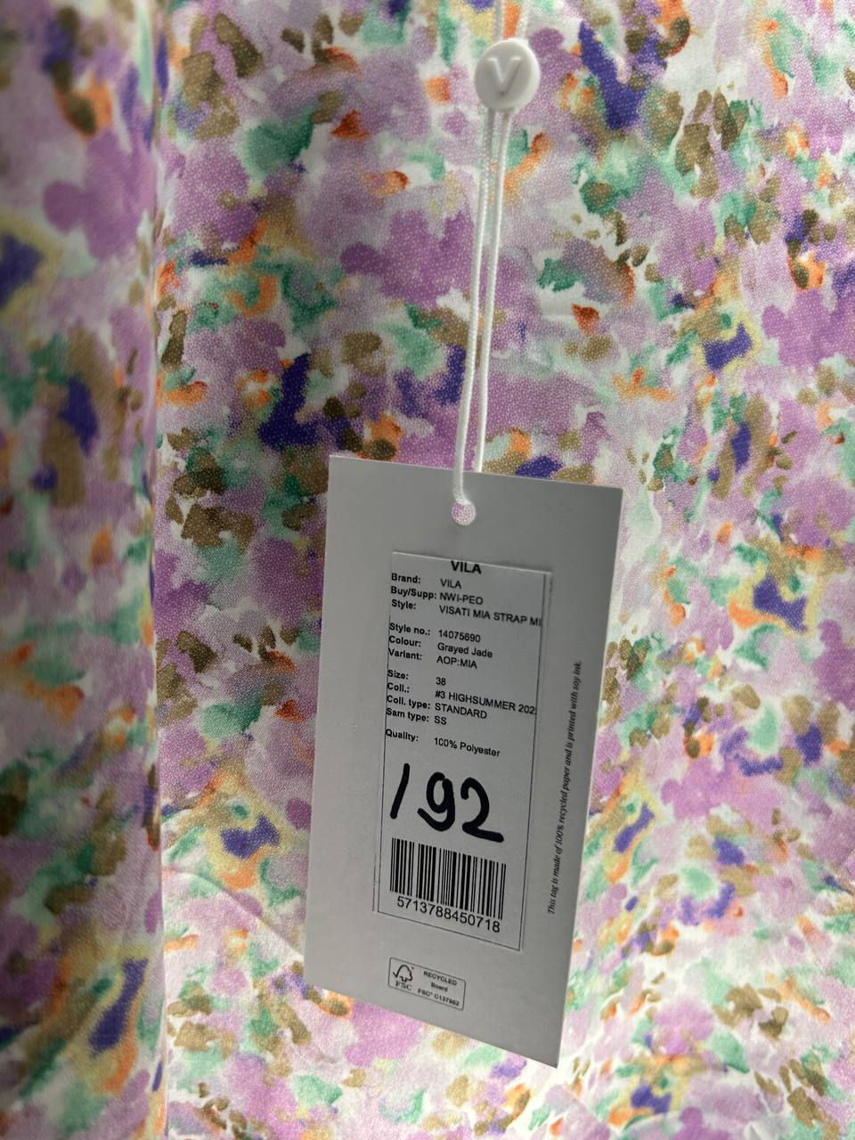 Vila Jurk Meerkleurig M