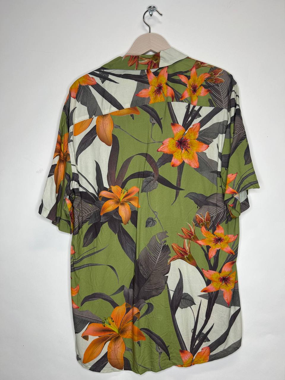 Only And Sons Shirt Met Driekwartmouw Groen L