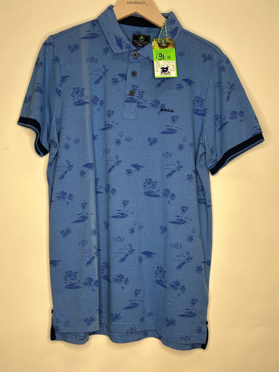 New Zeeland Top En T-shirt Blauw L